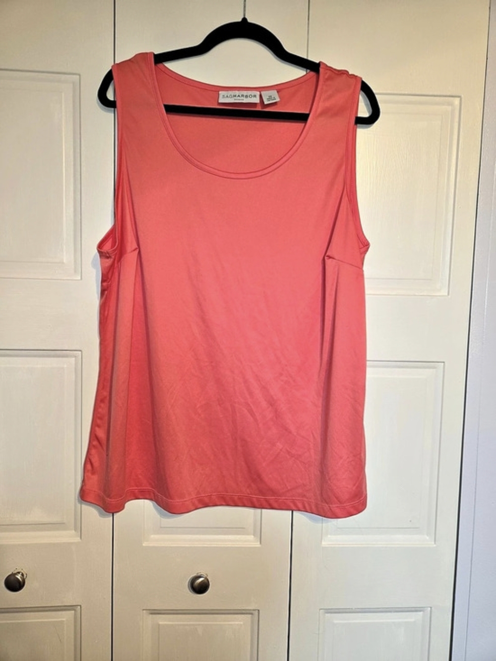 Sagharbor Pink Tank Top Size 2X Like New